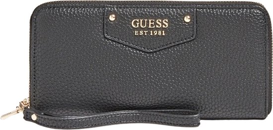 Guess Portemonnee / Portefeuille Dames - Ritsportemonnee - Eco Brenton - Zwart