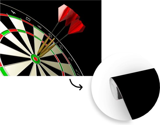 Papier peint Papier peint photo en vinyle - Deux flèches dans la bulle largeur 350 cm x hauteur 260 cm - Tirage photo sur papier peint (disponible en 7 tailles)