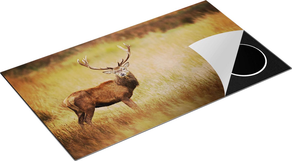 Chefcare Inductie Beschermer Hert in de Weide - 91,2x52 cm - Afdekplaat Inductie - Kookplaat Beschermer - Inductie Mat