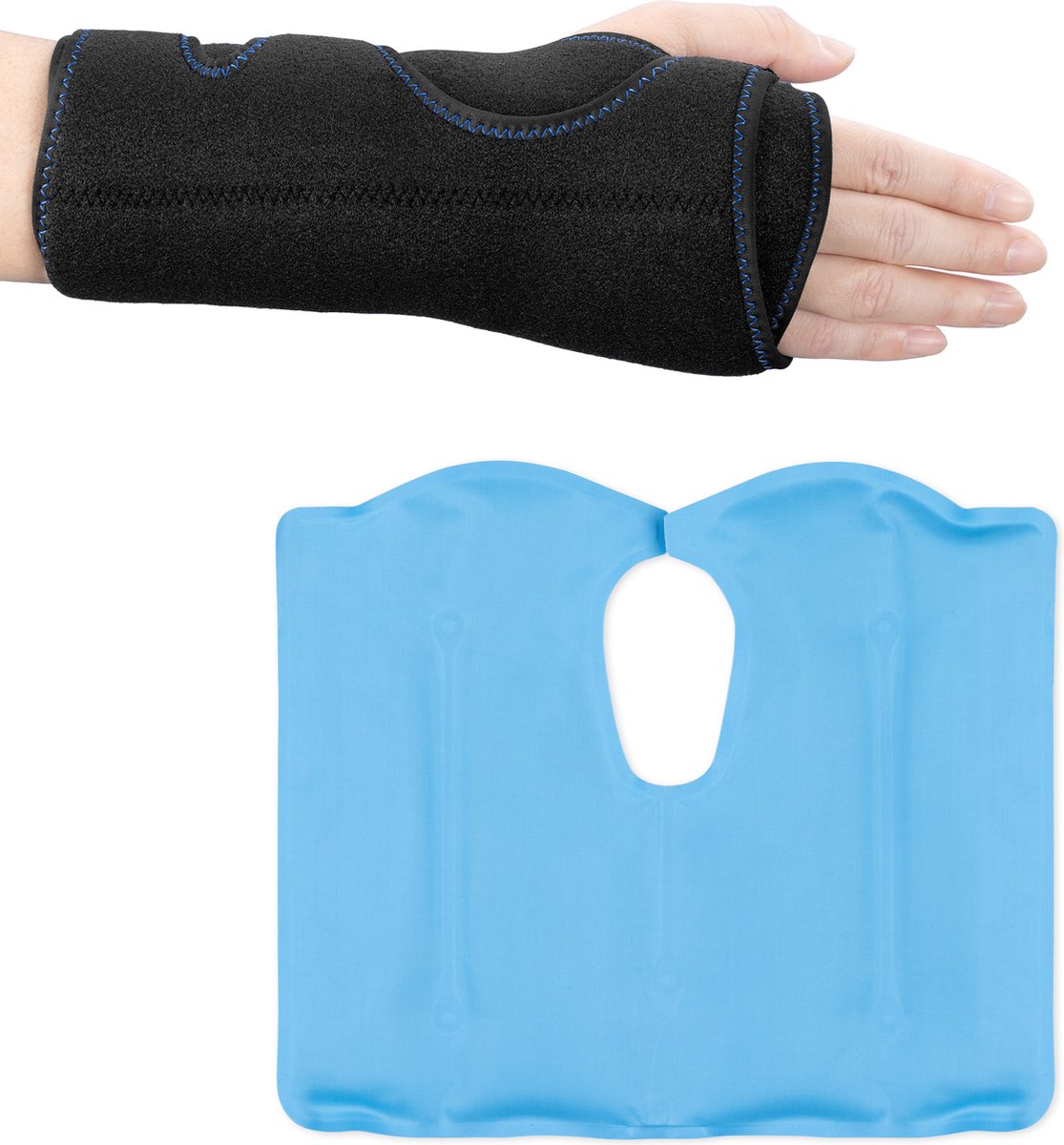 Goedkoopste Navaris hot & cold pack pols - Bandage voor polsblessures en -kneuzingen - Polsbrace verkoelend en verwarmend - Gel pack