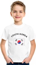 Kinder t-shirt vlag South Korea Xl (158-164)
