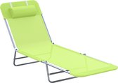 Chaise longue Outsunny allongée chaise longue d'extérieur relax chaise longue pour le bain à deux pieds 4 couleurs AU-1107-FQU8