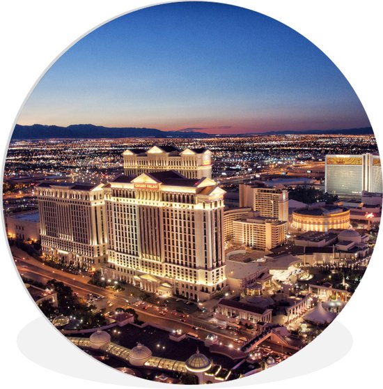 Las Vegas teken voor de party, foto canvas, grootte: 80 x 60 cm, wanddecoratie, kunstdruk, compleet gemonteerd
