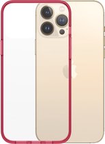 panzerglass clearcasecolor geschikt voor Apple iphone 13 pro max strawberry