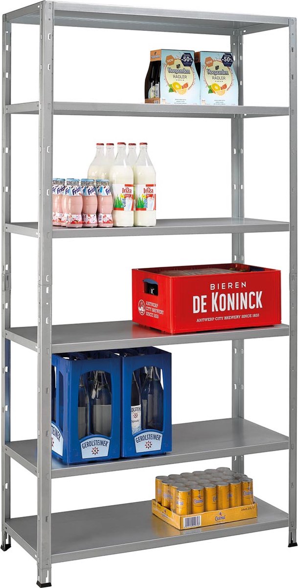 Avasco Opbergrek Clicker - 100cm breed - 600 kg draagkracht - 100 kg draagkracht per plank