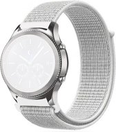 Nylon bandje - geschikt voor Huawei Watch GT 2 42 mm / GT 3 42 mm / GT 3 Active 42 mm / GT 3 Pro 43 mm / GT 3 Elegant - offwhite