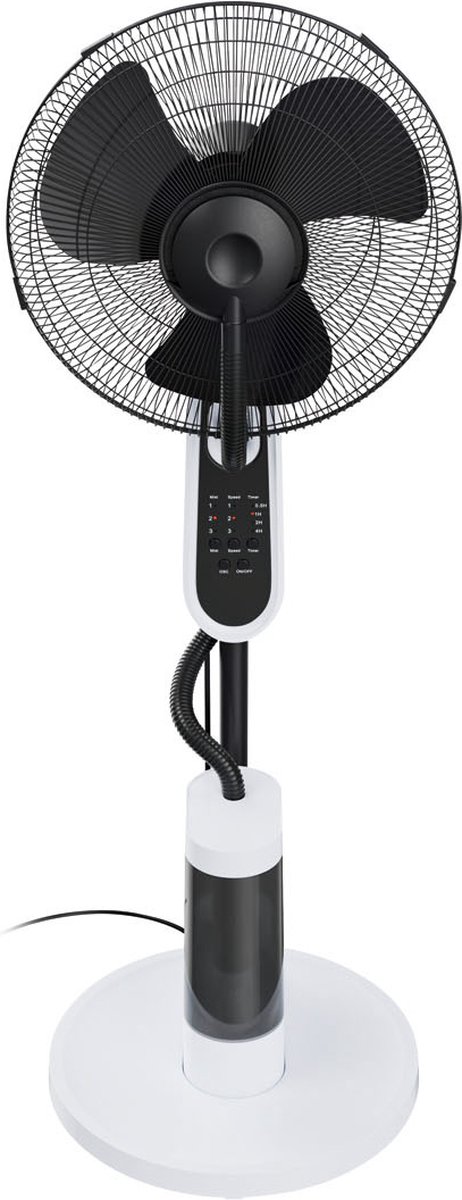 SILVERCREST Standventilator - ventilator met vernevelingsfunctie - statiefventilator - inclusief 3L watertank, timer en afstandsbediening - mist - water