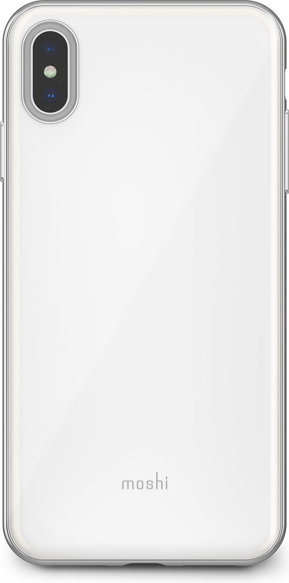 Moshi iGlaze mobiele telefoon behuizingen Kader Zilver, Wit