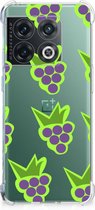 Case OnePlus 10 Pro GSM Hoesje met doorzichtige rand Druiven