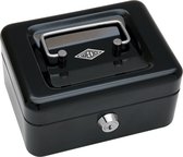 Boîte à monnaie Wedo en métal avec plateau à monnaie - Taille 1 - Noir