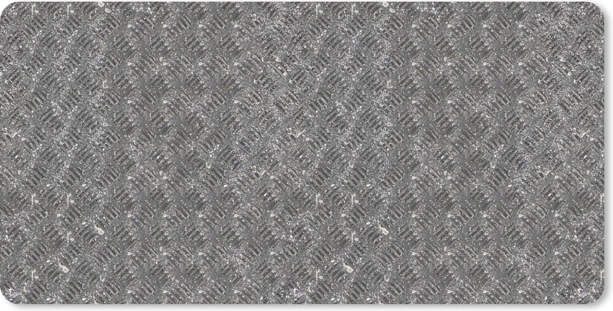 Muismat XXL 80x40 cm - Bureau onderlegger - Bureau mat Metaal - Industrieel - Patronen - Bureaumat - Gaming mousepad xl - Bureaulegger groot - Computer deskmat