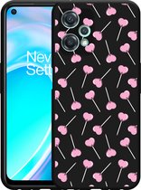 OnePlus Nord CE2 Lite Hoesje Zwart Lollipops - Designed by Cazy