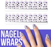 By Emily - Nagel wrap - The Cow | 20 stickers | Nail wrap | Nail art | Trendy | Design | Nagellakvrij | Eenvoudig | Nagel wrap | Nagel stickers | Folie | Zelfklevend | Sjablonen
