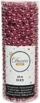 1x pcs guirlandes de perles guirlandes de sapin de Noël / guirlandes rouge à lèvres rose 10 mètres