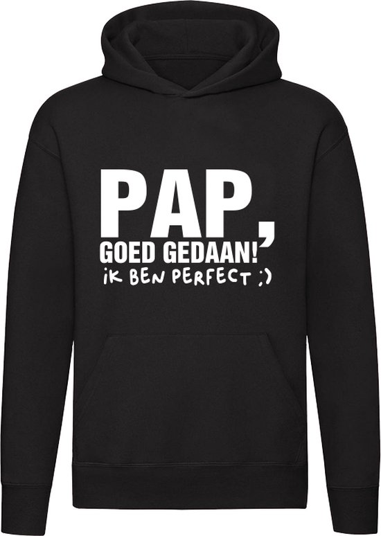 Pap goed gedaan, ik ben perfect Sweater | Vaderdag | papa | vader | opa |  zoon |... | bol.com