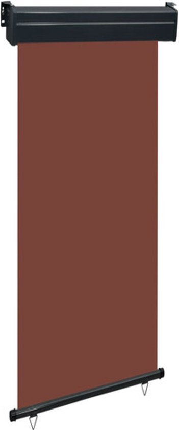 Paravent de balcon 80x250 cm marron