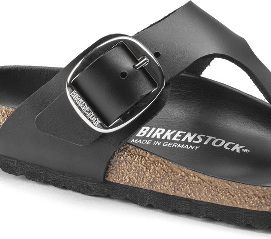 Birkenstock Gizeh Dames Slippers Black Regular-fit | Zwart | Nubuck | Maat  35 | bol.com