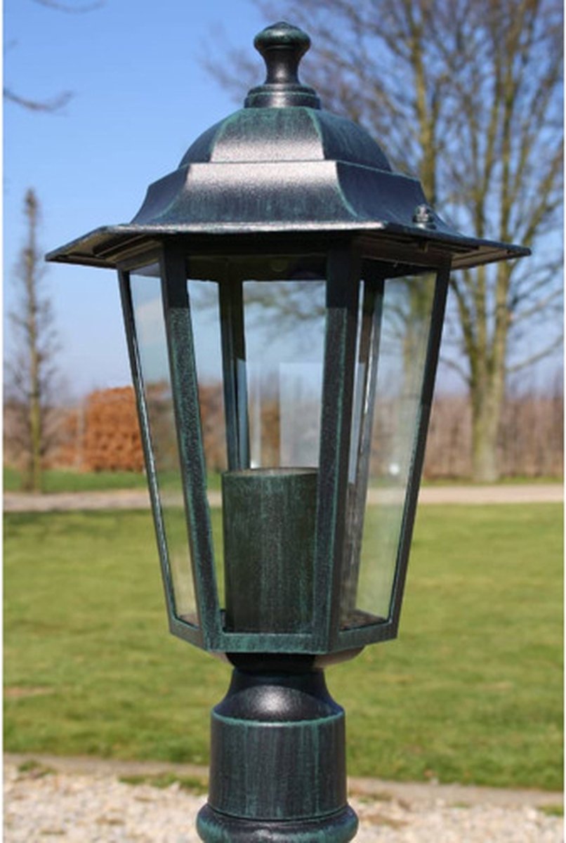 Lampe de jardin VIDAXL 105 cm en fonte, aluminium et verre transparent -  Cdiscount Maison