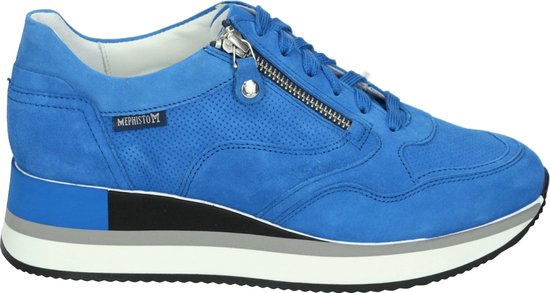 Mephisto OLIMPIA VELCALF - Lage sneakersDames sneakers - Kleur: Blauw - Maat: 40.5