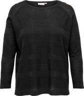 ONLY CARMAKOMA CARAIRPLAIN LS PULLOVER KNT Dames Trui