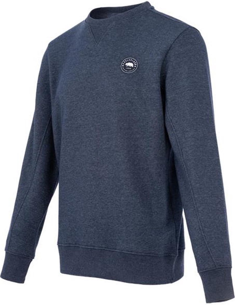 Soulcal - Joggingsweater - ronde hals - Heren - sporttrui - Indigo blauw - Maat M