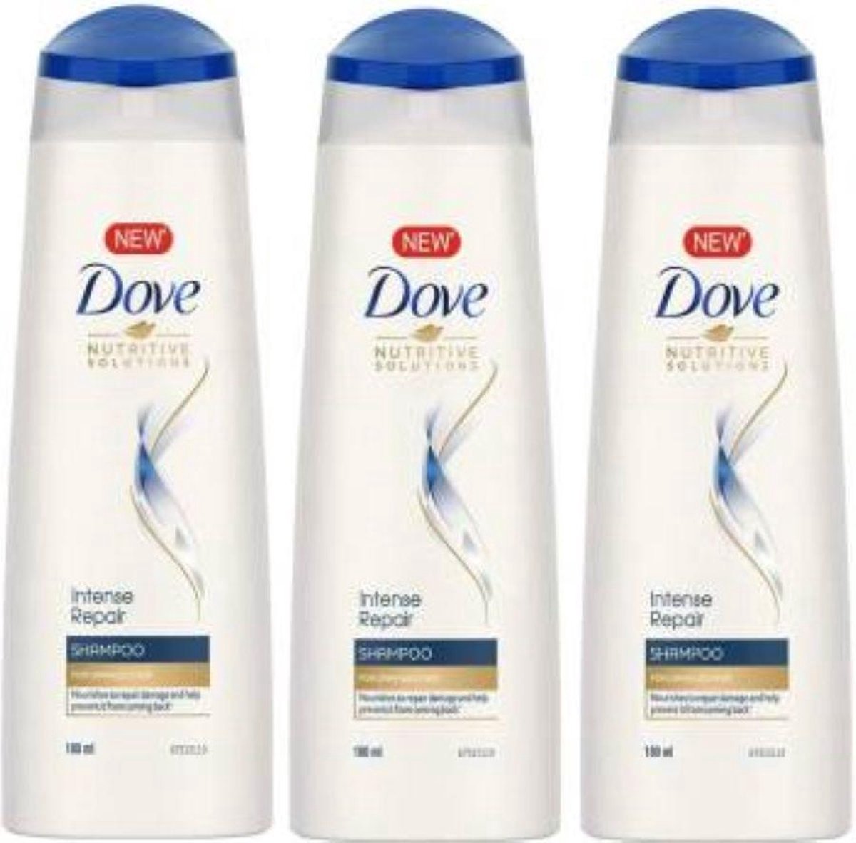 Dove Shampoo Intensive Repair Keratin - Voordeelverpakking 3 x 250 ml
