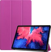 Hoes Geschikt voor Lenovo Tab P11 Plus Hoes Luxe Hoesje Book Case - Hoesje Geschikt voor Lenovo Tab P11 Plus Hoes Cover - Paars
