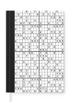Notitieboek - Schrijfboek - Sudoku - Puzzel - Patroon - Notitieboekje klein - A5 formaat - Schrijfblok