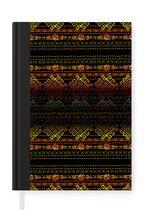 Notitieboek - Schrijfboek - Afrika - Patronen - Abstract - Notitieboekje klein - A5 formaat - Schrijfblok