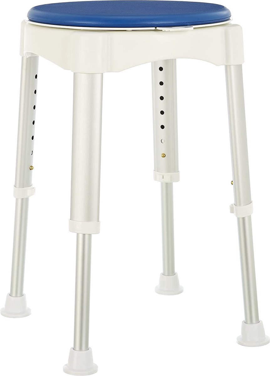 Douchekruk in hoogte verstelbaar douchestoel rechthoekig