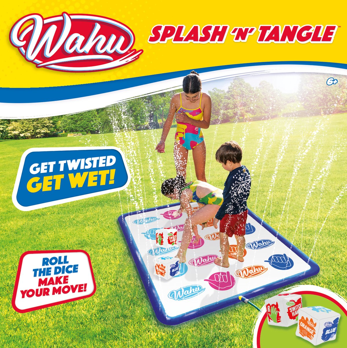 Wahu Splash & Tangle - Speelgoedwatersproeier - Kan jij het langste je balans behouden? - Goliath