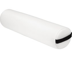 Knierol rond wit - Rolkussen - imitatieleer - 400243