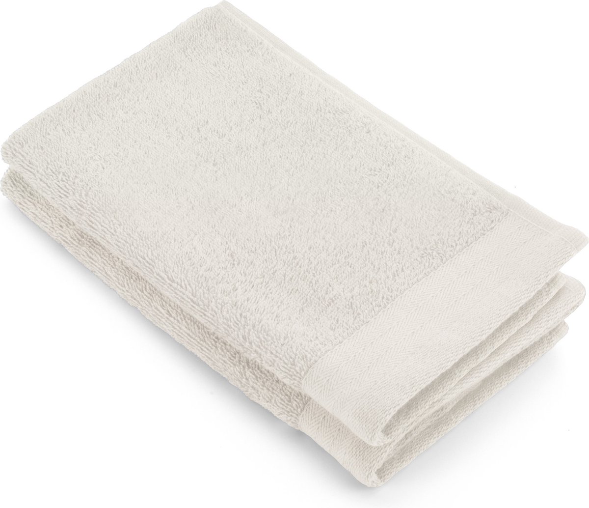 Soft Cotton gastendoek 30x50cm kiezelgrijs (2 stuks)