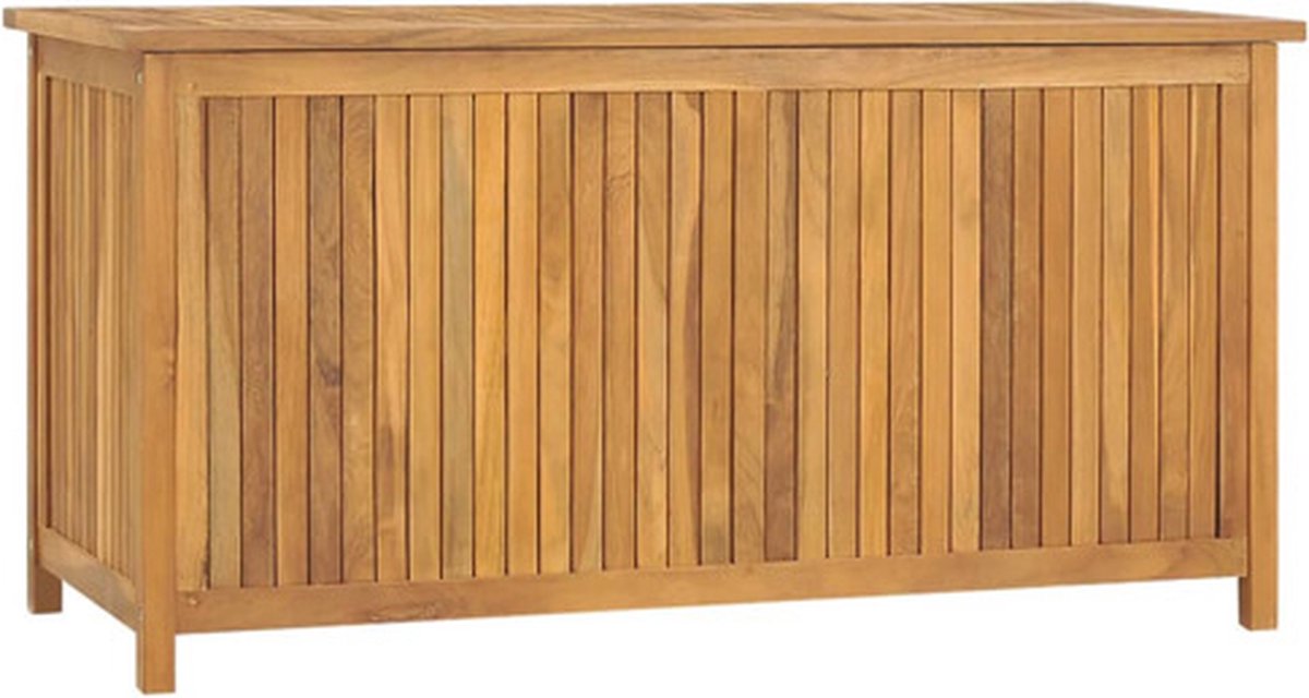 vidaXL - Tuinbox - 114x50x58 - cm - massief - teakhout