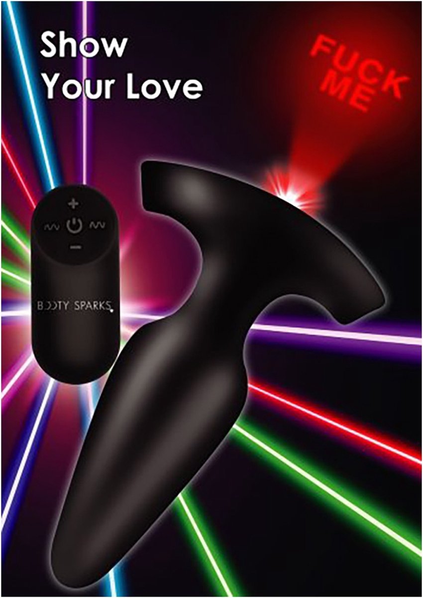 BootySparks - Fuck Me Laser - Buttplug met laser projectie