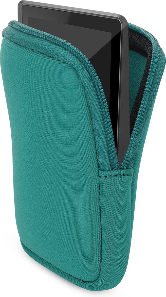kwmobile hoesje voor e-bike display - Waterdichte display cover elektrische fiets - Van neopreen in petrol van kwmobile — afbeelding 3