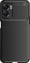 Cazy Oppo A77 hoesje - Rugged TPU Case - zwart