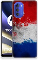 Telefoon Hoesje Motorola Moto G51 5G Mobiel Case Nederlandse Vlag