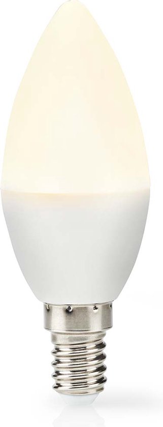 Nedis LED-Lamp E14 - Kaars - 2.8 W - 250 lm - 2700 K - Warm Wit - Frosted - 3 Stuks