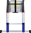 ALDORR Home - Telescoopladder 3,20 meter - met Stabilisatievoet en Soft closing