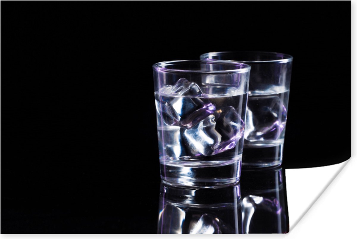 Poster Alcohol - Glazen - Drank - 90x60 cm