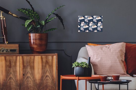 Poster Espace - Fusée - Astronaute - Garçons - Filles - Enfants - Enfant - 30x20 cm