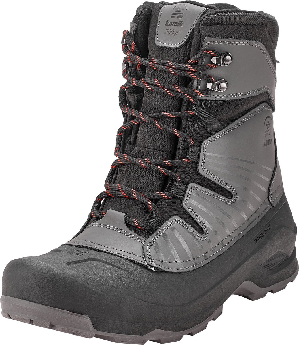 Kamik Iceland Winterschoenen Heren Charcoal 41 Zwart