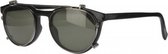 Icon Eyewear NTB350 Figo Clip-On Zonneleesbril +1.50 - Glanzend zwart