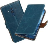 BestCases - Huawei Mate 10 Pro Pull-Up booktype hoesje blauw