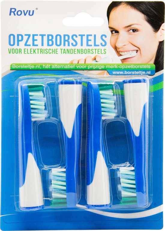 4 Opzetborstels voor Oral B Sonic SR-18 - Oral-B Vitality Sonic - Oral-B  Sonic Complete | bol.com