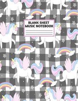 Blank Sheet Music Notebook