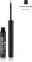 Jordana Color Envy Waterproof Liquid Eyeliner - 06 Black Diamond