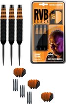 Target - Raymond van Barneveld - Black coated - 22 gram - dartpijlen + 9 dartshafts + 9 dartflights