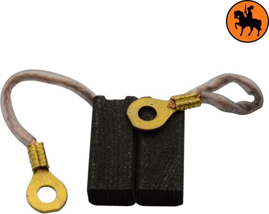 Koolborstelset voor Black & Decker Schuurmachine BD23OE - 6x8x18mm